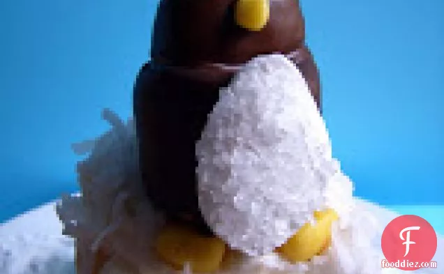Candy Penguin Cupcakes