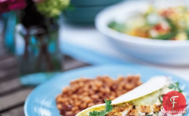 ग्रील्ड-मछली टैकोस