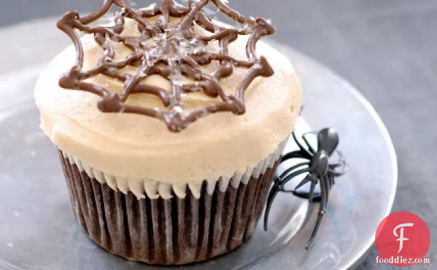 Chocolate Cupcakes With Caramel Frosting