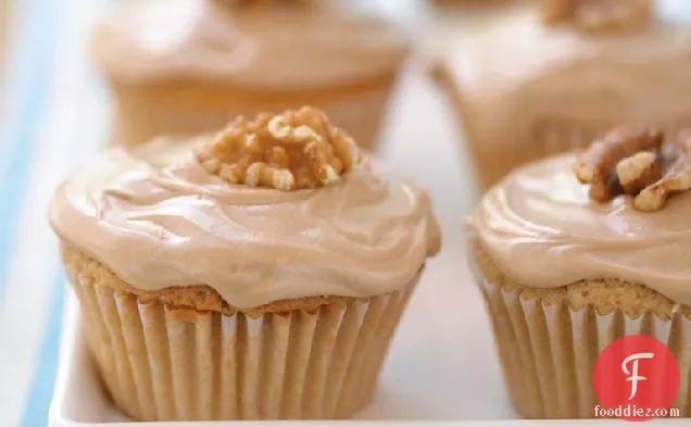 Double-Maple Cupcakes