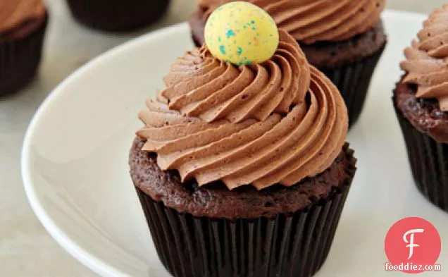 Chocolate Malt Cupcakes