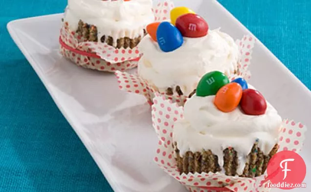 Almond-Shortbread Ice-Cream Cupcakes