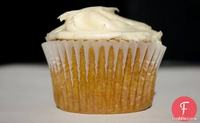Pumpkin Cupcakes With Cream Cheese Icing