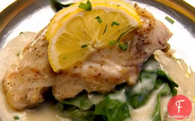 Pan-Seared Rockfish with Lemon Beurre Blanc
