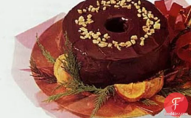 Chocolate-Orange Fruitcake with Pecans