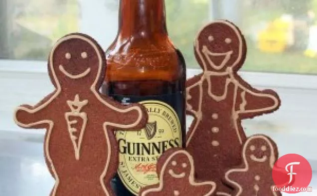 Vegan Gingerbread Cookies With Guinness Stout