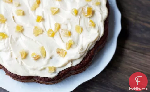 Atf Gingerbread Cake With Gingery Cream Cheese Frosting