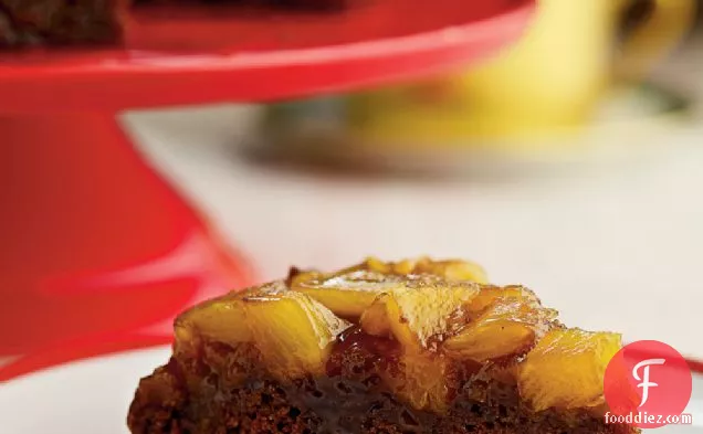 Pineapple Upside-Down Gingerbread Cake