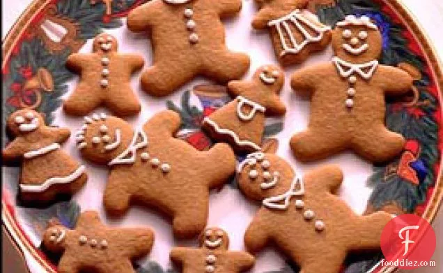 Orange Spiced Gingerbread Cookies