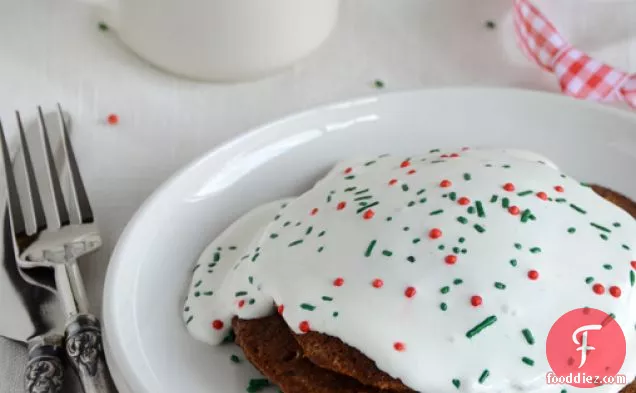 {healthy} Gingerbread Pancakes
