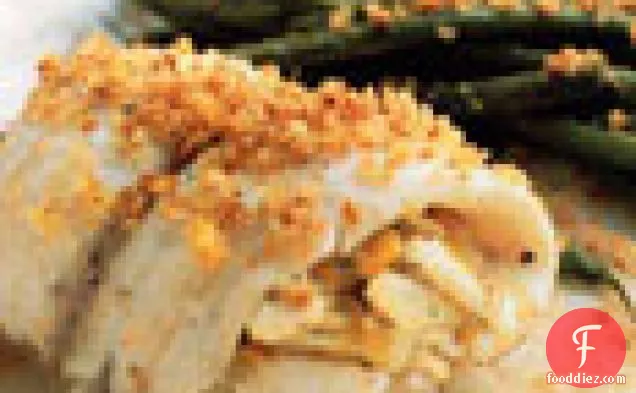 Crab-meat-stuffed Sole