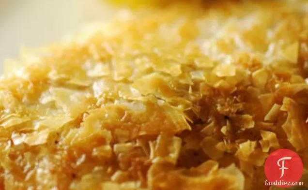Phyllo-crusted Petrale Sole