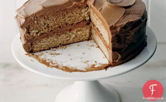 Cinnamon Cake with Chile-Chocolate Buttercream