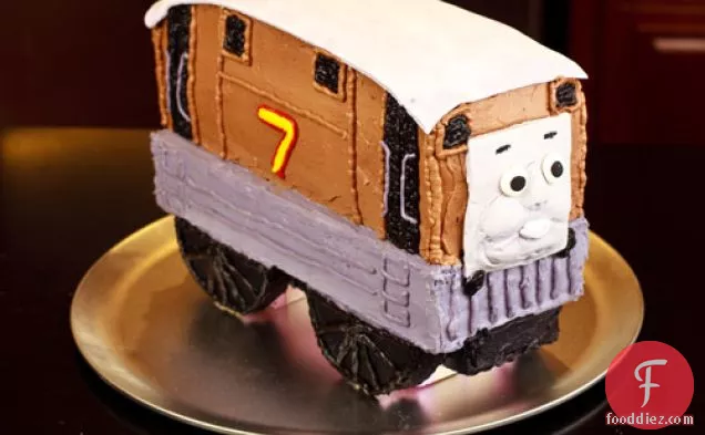 टोबी ट्रेन जन्मदिन का केक
