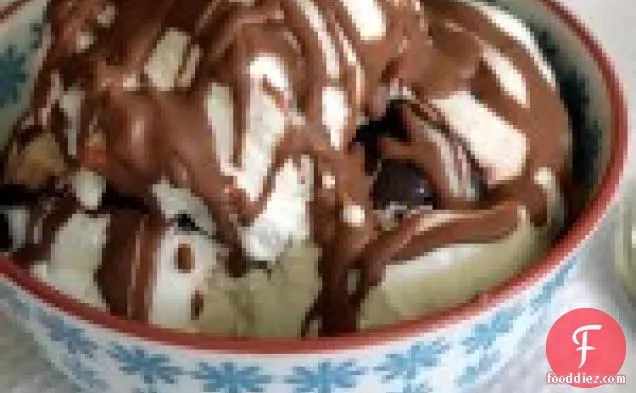 Homemade Ice Cream Cake Crunchies & Homemade Magic Shell