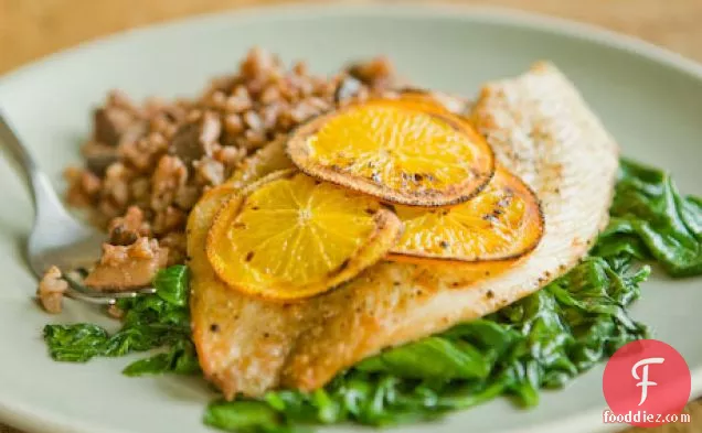 Fish With Red Rice Pilaf