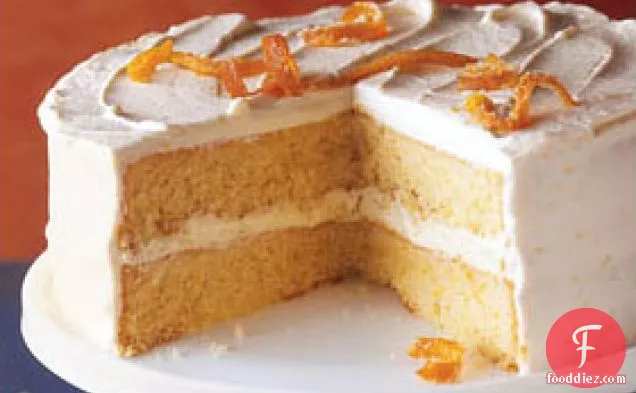 Orange Cream Layer Cake