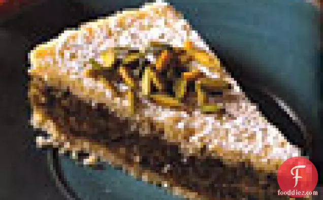Semolina Pistachio Layer Cake (Bohsalini)