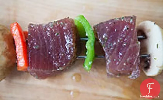Grilled Tuna Kebabs
