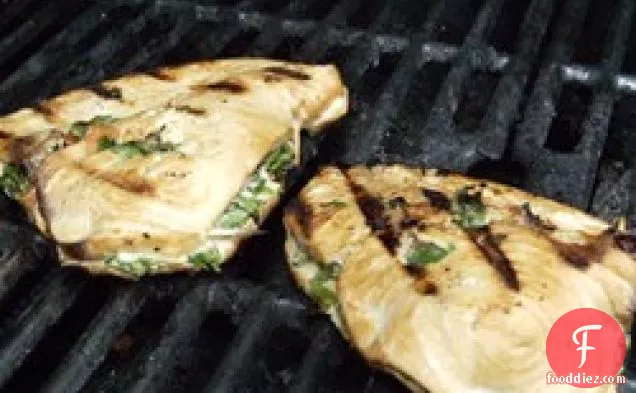 ग्रील्ड भरवां स्वोर्डफ़िश