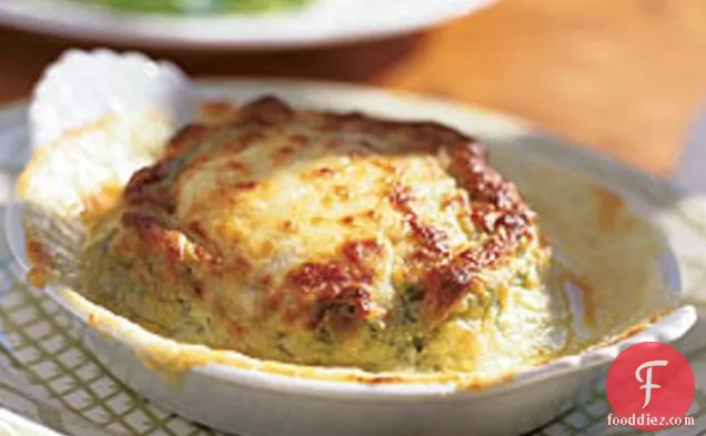 Twice-baked Spinach Soufflés