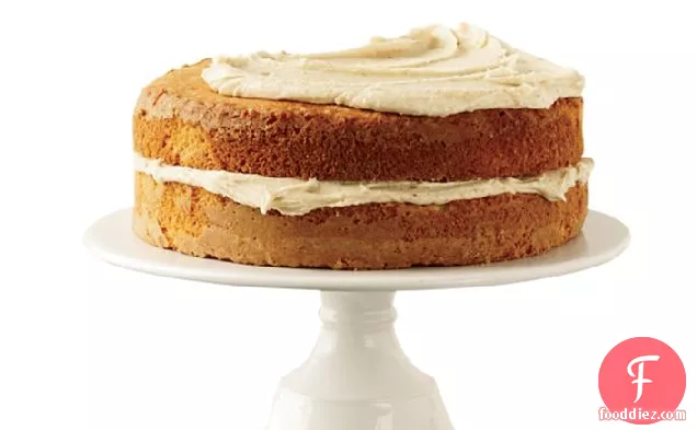 Spice Cake with Bourbon-Pecan Frosting