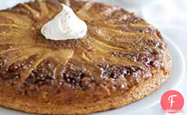 Spiced Pear Upside-Down Cake