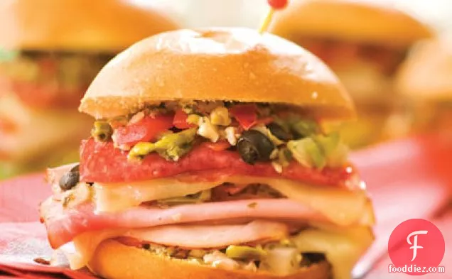 Easy Mini Muffulettas