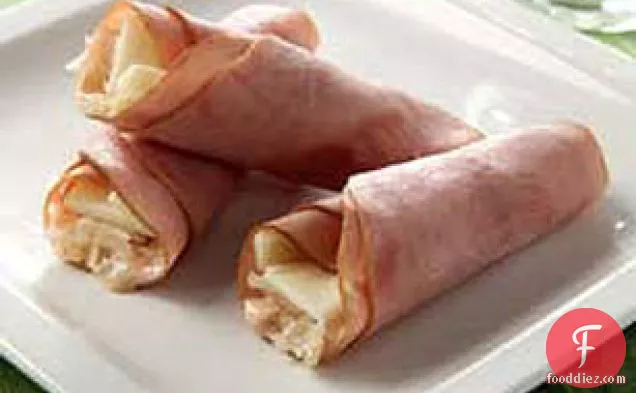 Ham & Swiss Reuben Roll-Ups