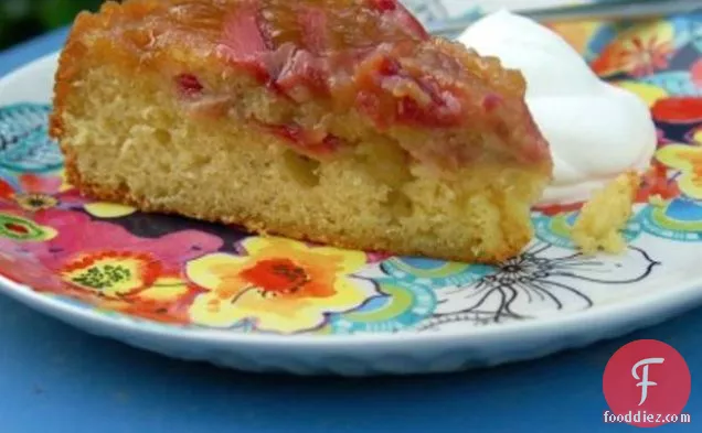 Rhubarb Upside Down Cake