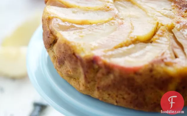 Apple and pumpkin upside down cake — Gâteau renversé aux pommes et au potimarron
