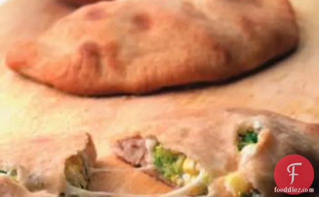 Corn & Broccoli Calzones