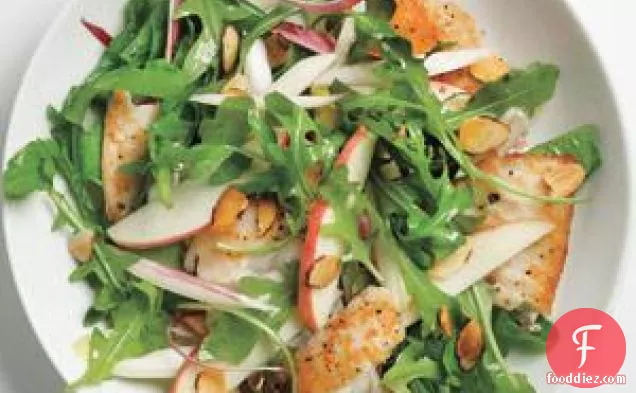 Tilapia Salad With Apples And Almonds