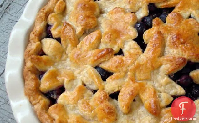 Blueberry Pie With Sweet Almond Crust