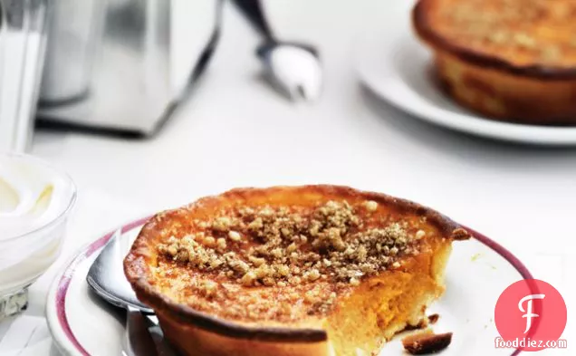 Pumpkin And Maple Pies With Walnut Sugar