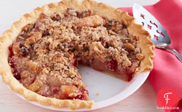 Cranberry-Apple Crumb Pie