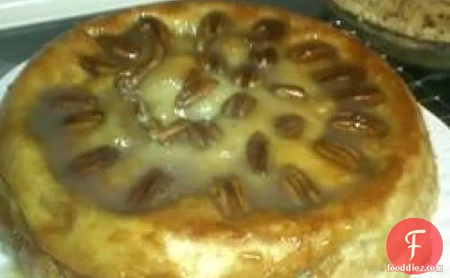 Upside Down Caramel Apple Pie