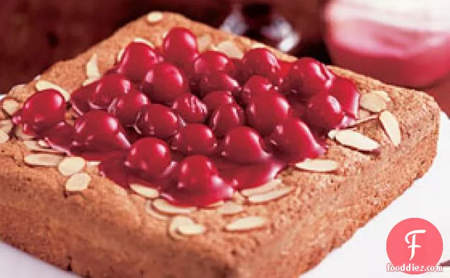 Macadamia Browned Butter Cherry Torte