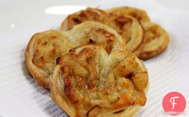 Apple Cheddar Palmiers