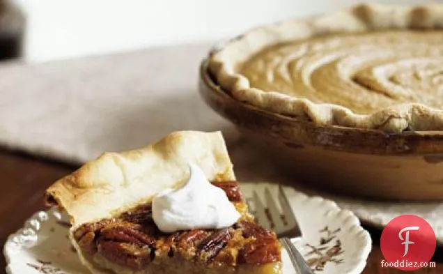 Pecan Pie with Spiked Cream