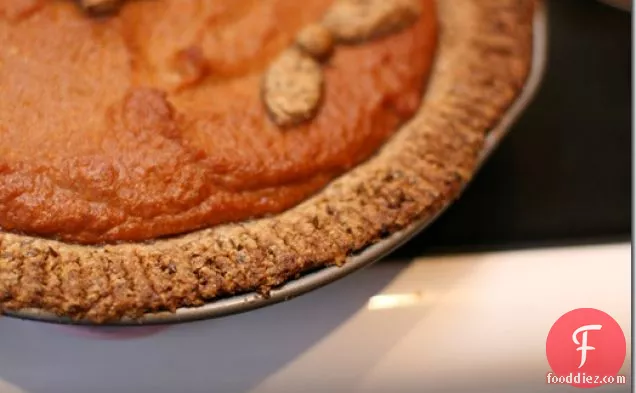 Vegan Pumpkin Pecan Pie