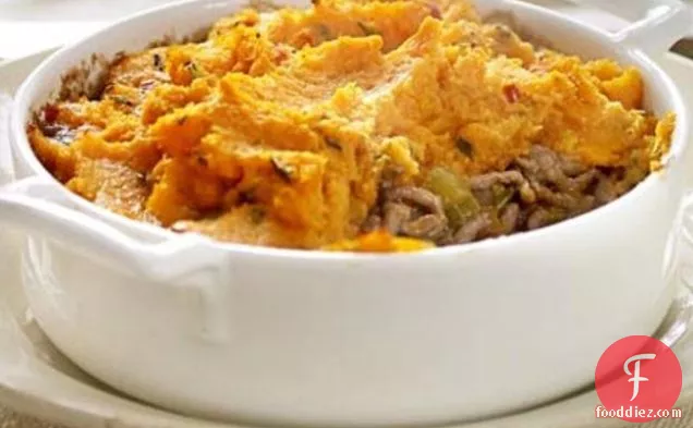 Shepherd's Pies With Sweet Potato Mash