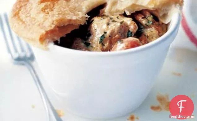 Chicken, Shallot & Tarragon Pot Pies