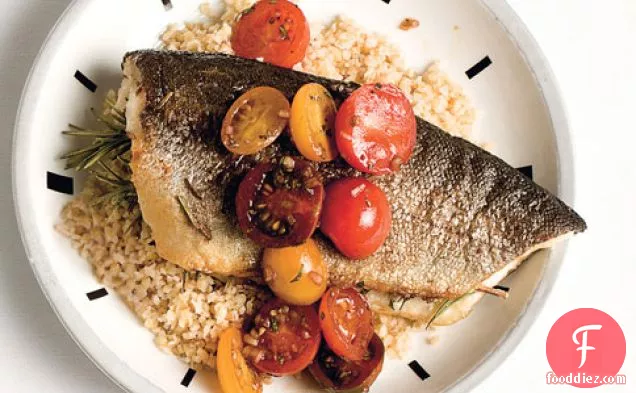 Rosemary Trout With Cherry-tomato Salsa