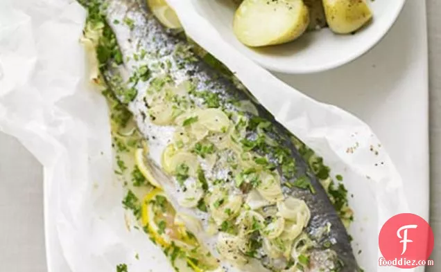 Baked Trout In Paper