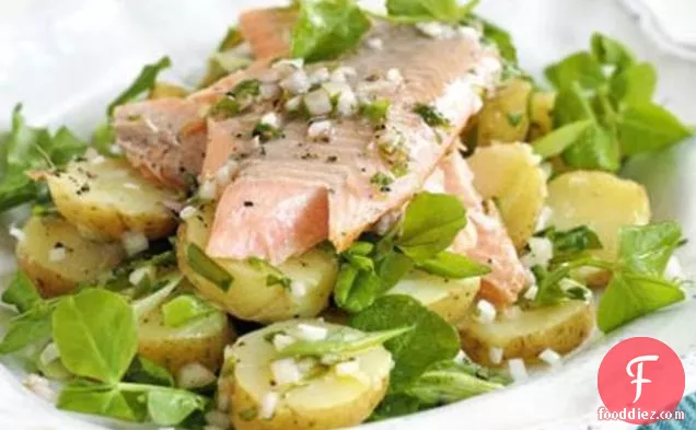 Smoked Trout With Warm Jersey Royals