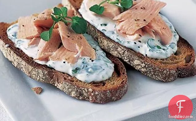 Cold-poached Trout With Watercress Mayo