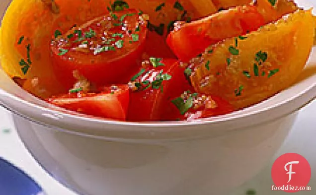Tomatoes With Anchovy Dressing