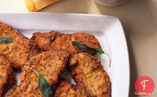 Breaded Chicken Cutlets With Sage