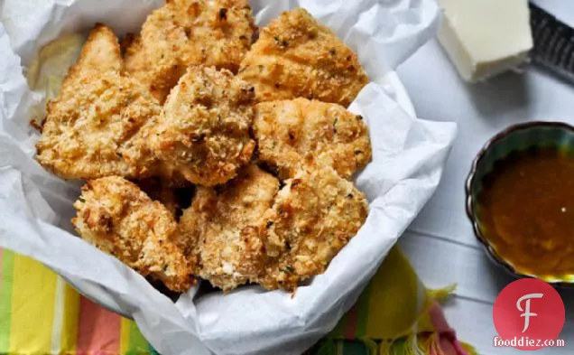 Crunchy Asiago Chicken Nuggets